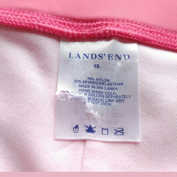 Lands' End Swim Lands End Bathing Suit Bottoms Skirt Skort Slit